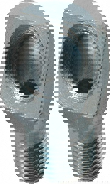 Grease Fitting Adapter: 1/8-27 Female NPT, 45 ° Head Angle